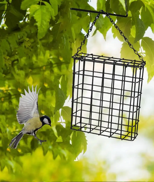 Metalen Vogelvoeder voor Vetbollen – Hangende Suet Feeder met Ketting