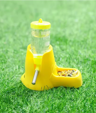 Automatische Hamster Waterfles met Voerbak – Drinkdispenser voor Kleine Dieren
