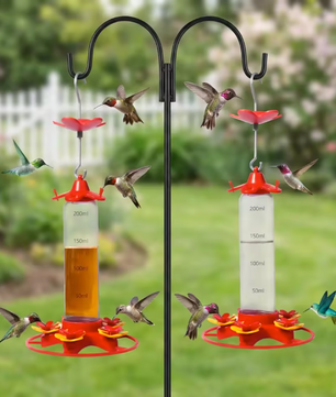 Kolibrievoeder Hangend 350 ml – Met 5 Voederpoorten en Mierenwerend Ontwerp