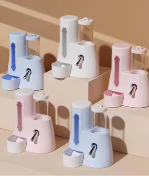 2-in-1 Hamster Voer- en Waterdispenser – Automatische Lekvrije Feeder voor Kleine Dieren