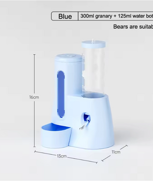 2-in-1 Hamster Voer- en Waterdispenser – Automatische Lekvrije Feeder voor Kleine Dieren