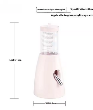 2-in-1 Hamster Voer- en Waterdispenser – Automatische Lekvrije Feeder voor Kleine Dieren