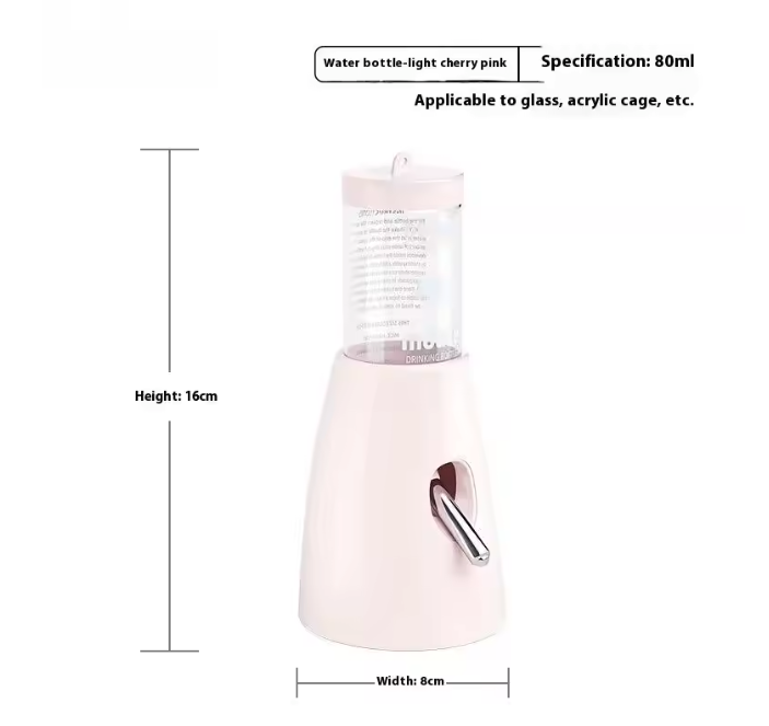 2-in-1 Hamster Voer- en Waterdispenser – Automatische Lekvrije Feeder voor Kleine Dieren