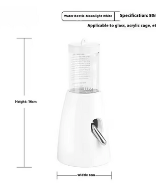 2-in-1 Hamster Voer- en Waterdispenser – Automatische Lekvrije Feeder voor Kleine Dieren