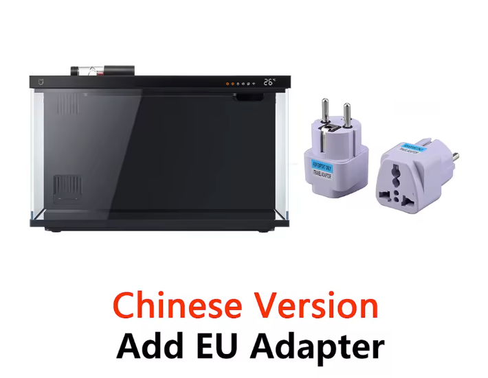 Slim Aquarium met App Bediening – Automatische Voeder en LED Verlichting