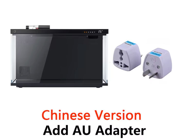 Slim Aquarium met App Bediening – Automatische Voeder en LED Verlichting