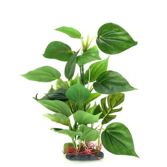 Kunstmatige Aquarium Plant – Grote Groene Bladeren Decoratie