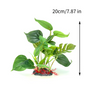 Kunstmatige Aquarium Plant – Grote Groene Bladeren Decoratie