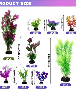 25/26-Delige Aquarium Planten Set – Kunstmatige Waterplanten Decoratie