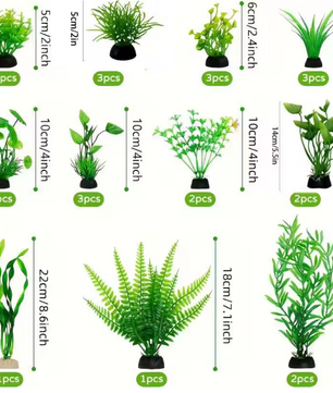 25/26-Delige Aquarium Planten Set – Kunstmatige Waterplanten Decoratie