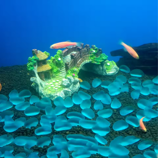 Aquarium Brug Decoratie – Realistische Resin Landschap Ornament voor Vissentank