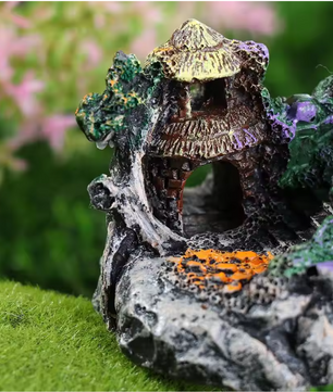 Aquarium Brug Decoratie – Realistische Resin Landschap Ornament voor Vissentank