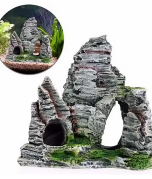 Aquarium Wijnvat Decoratie – Schuilgrot Ornament voor Vissen en Reptielen