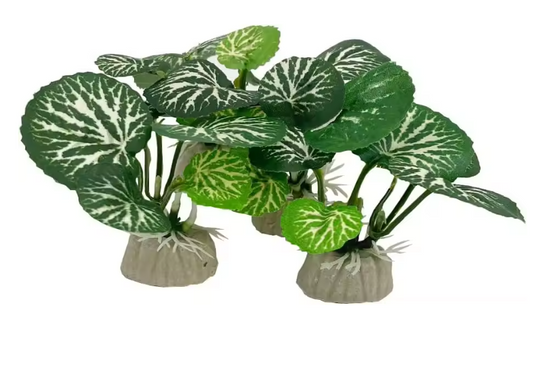 Aquarium Kunstplant Decoratie – Realistische Waterplant met Verzwaringsbasis voor Vissentank