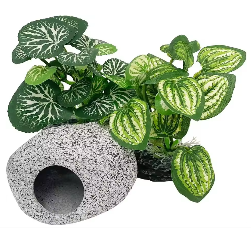 Aquarium Kunstplant Decoratie – Realistische Waterplant met Verzwaringsbasis voor Vissentank