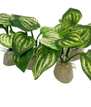 Aquarium Kunstplant Decoratie – Realistische Waterplant met Verzwaringsbasis voor Vissentank