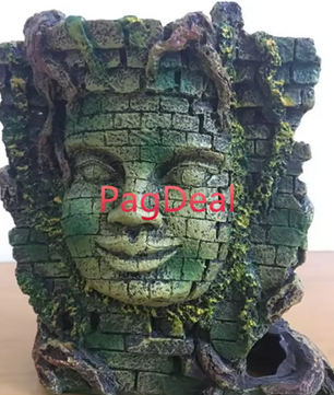 Aquarium Tempel Decoratie – Boeddha Muur Hars Ornament