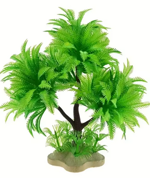 Aquarium Kokosboom Kunstplant – Tropische Decoratie met Zeewier voor Vissentank