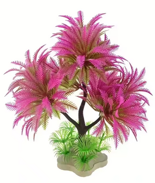 Aquarium Kokosboom Kunstplant – Tropische Decoratie met Zeewier voor Vissentank