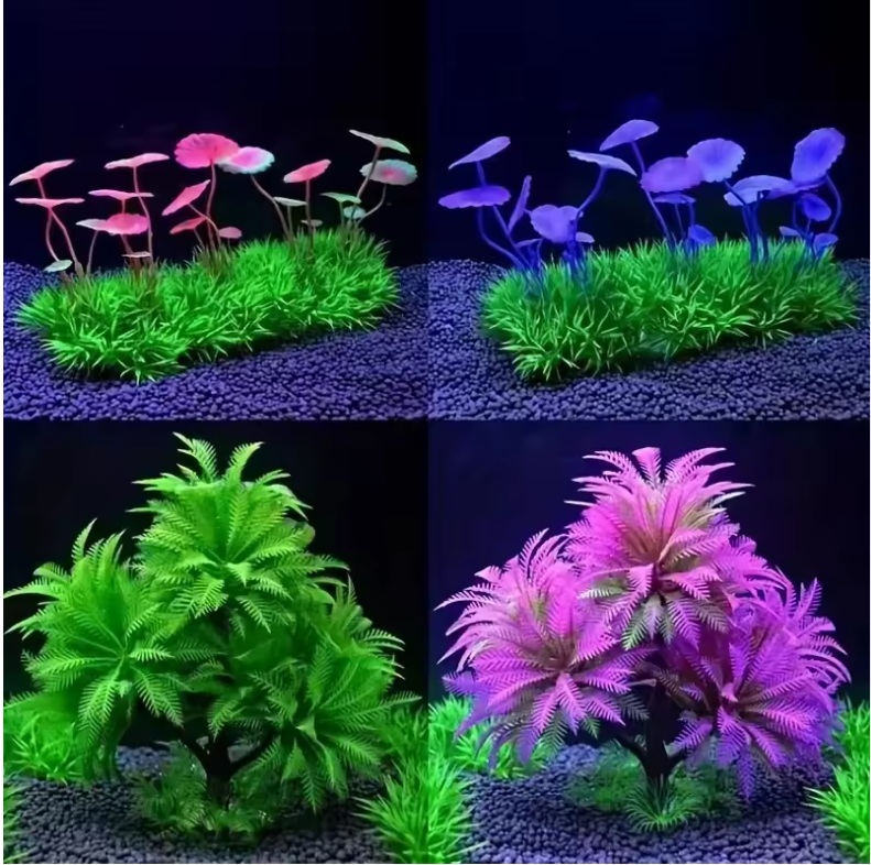 Aquarium Kokosboom Kunstplant – Tropische Decoratie met Zeewier voor Vissentank