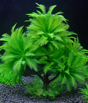 Aquarium Kokosboom Kunstplant – Tropische Decoratie met Zeewier voor Vissentank