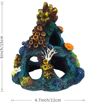 Kunstmatige Koraalrif Aquarium Decoratie – Veelkleurig Hars Ornament