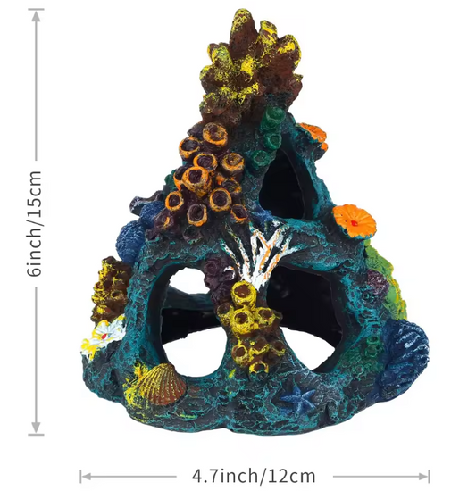 Kunstmatige Koraalrif Aquarium Decoratie – Veelkleurig Hars Ornament