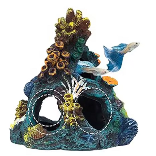 Kunstmatige Koraalrif Aquarium Decoratie – Veelkleurig Hars Ornament