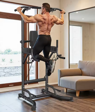 Power Tower Dip Station – Optrekstang & Krachtstation voor Thuis