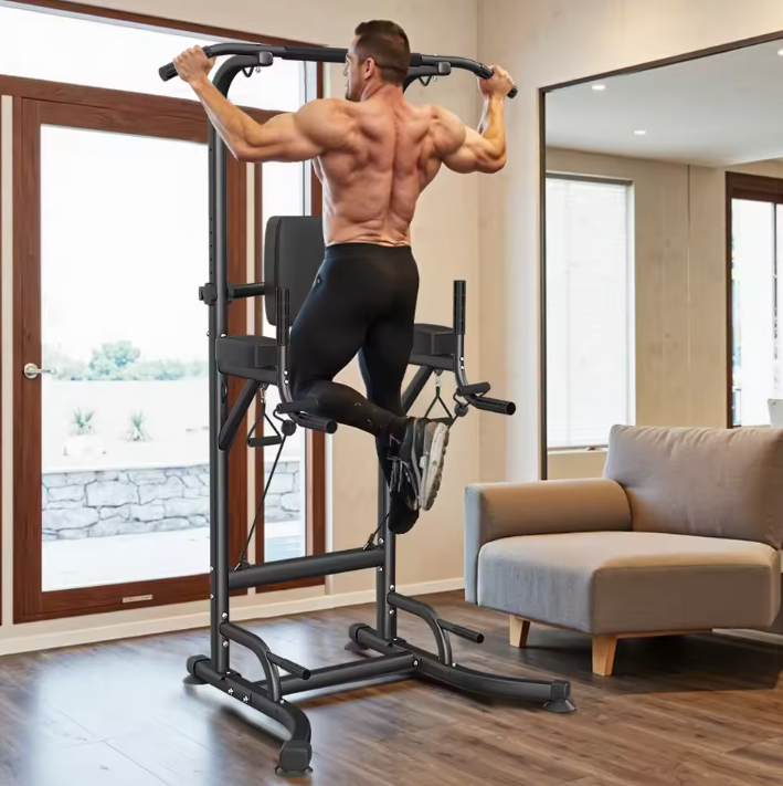 Power Tower Dip Station – Optrekstang & Krachtstation voor Thuis