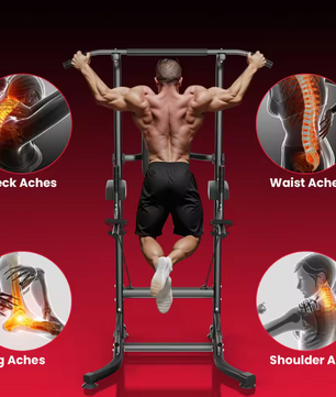 Power Tower Dip Station – Optrekstang & Krachtstation voor Thuis