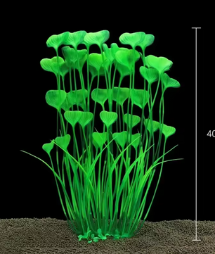 Aquarium Kunstplant met Keramische Basis – Realistische Waterplant voor Vissentank