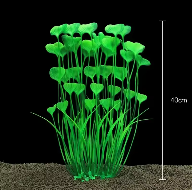 Aquarium Kunstplant met Keramische Basis – Realistische Waterplant voor Vissentank