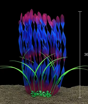 Aquarium Kunstplant met Keramische Basis – Realistische Waterplant voor Vissentank