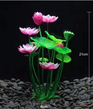 Aquarium Kunstplant met Keramische Basis – Realistische Waterplant voor Vissentank