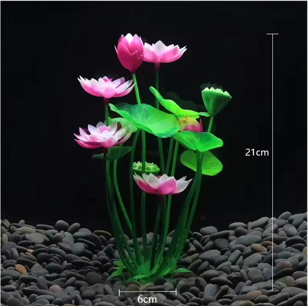 Aquarium Kunstplant met Keramische Basis – Realistische Waterplant voor Vissentank
