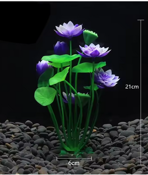 Aquarium Kunstplant met Keramische Basis – Realistische Waterplant voor Vissentank