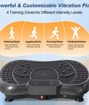 Trilplaat Fitness – 99 Niveaus Vibratie Trainer voor Thuis