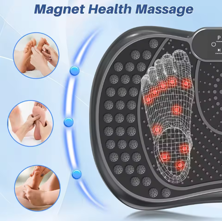 Trilplaat Fitness – 99 Niveaus Vibratie Trainer voor Thuis