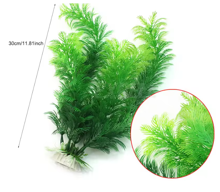 Aquarium Kunstplant – Realistische Onderwater Plant voor Aquarium en Vissenkom Decoratie