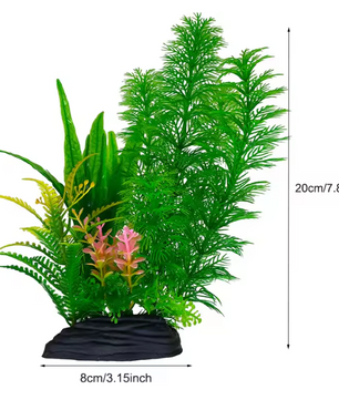 Aquarium Kunstplant – Realistische Onderwater Plant voor Aquarium en Vissenkom Decoratie