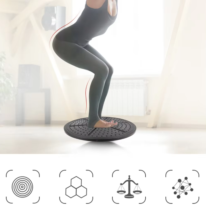 Balance Board Stabiliteitsschijf – Wobble Board Fitness & Yoga