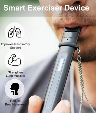 Slimme Ademhalingstrainer met App – Versterk Ademspieren