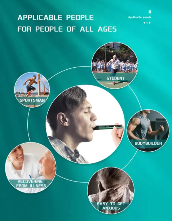 Slimme Ademhalingstrainer met App – Versterk Ademspieren