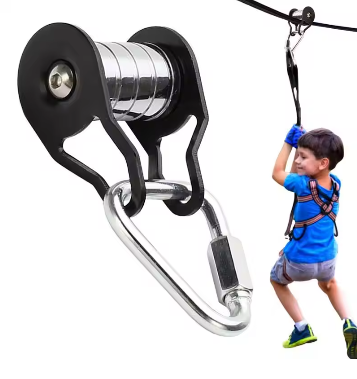 Slackline Katrol 5 Rollen – Stalen Kabelkatrol tot 200kg