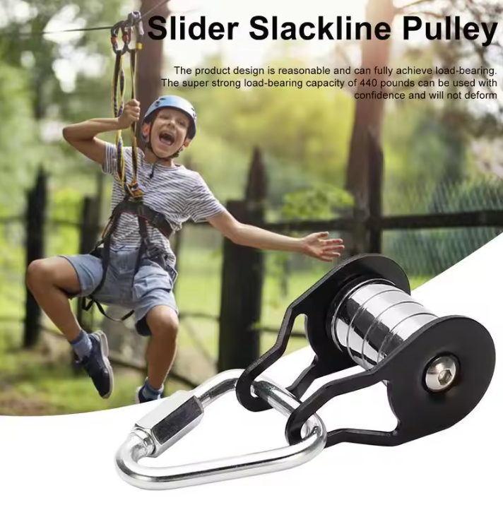 Slackline Katrol 5 Rollen – Stalen Kabelkatrol tot 200kg