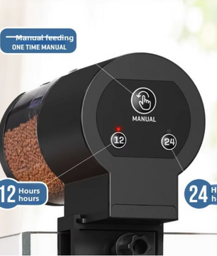 Automatische Aquarium Voeder 100 ml – Timer Visvoer Dispenser voor Aquarium