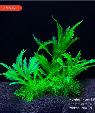 Aquarium Kunstplant 14 cm – Realistische Waterplant Decoratie voor Vissenkom en Aquarium