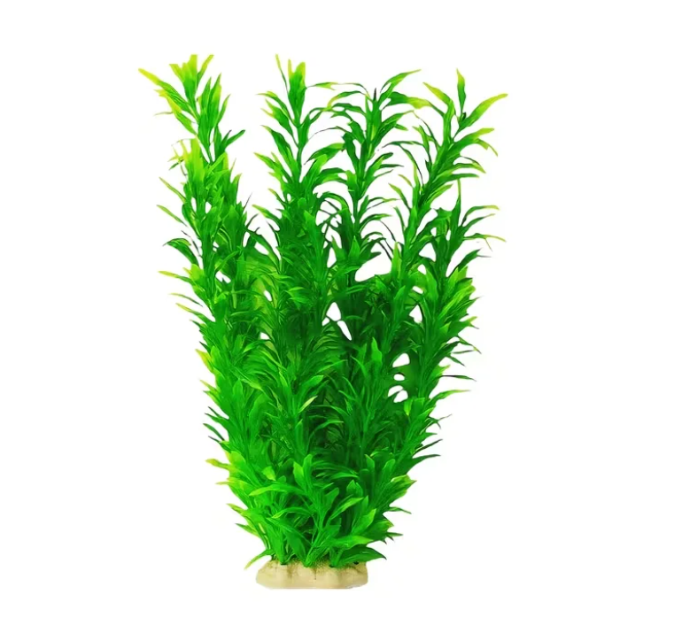 Aquarium Kunstplant 40 cm – Grote Realistische Waterplant Decoratie voor Vissenkom en Aquarium
