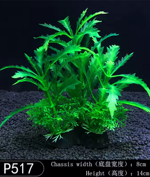 Aquarium Kunstplant 56 cm – Grote Realistische Onderwater Plant voor Aquarium Decoratie